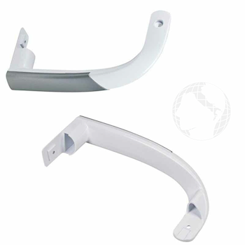 00630599287 Maniglia superiore per frigorifero (ORIGINALE Beko) colore bianco e grigio